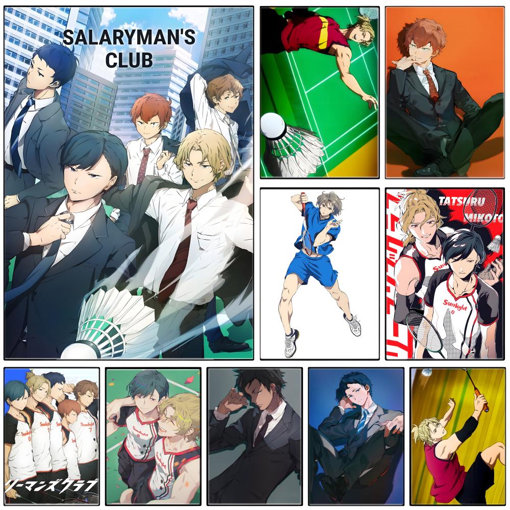 Badminton House - Sport Anime S-Salarymans B-Badminton Club Poster