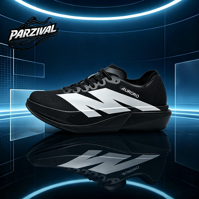 Badminton Shoes - Men Carbon Plate Running Shoes Breathable