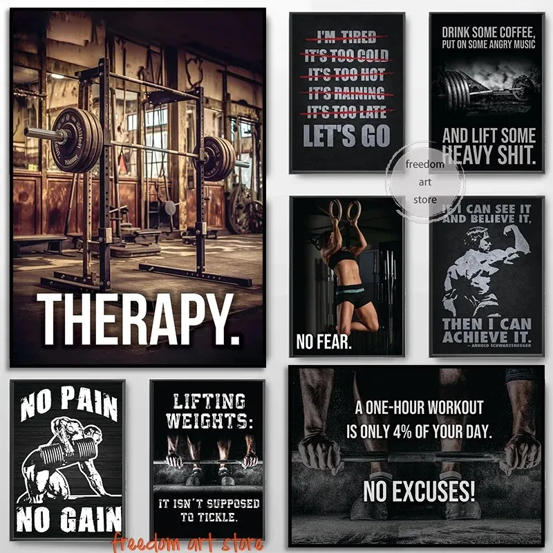 Badminton Poster - Gym Motivation Muscle Man Bodybuilding Fitness