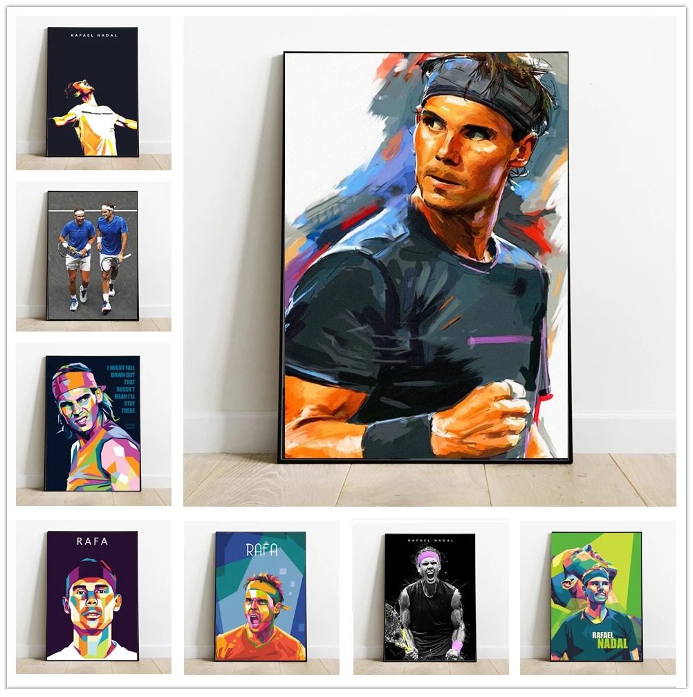 Rafaels New Quotes Nadals Tenn - Badminton Poster recension och pris