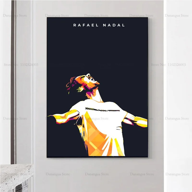 Rafaels New Quotes Nadals Tenn - Badminton Poster recension och pris
