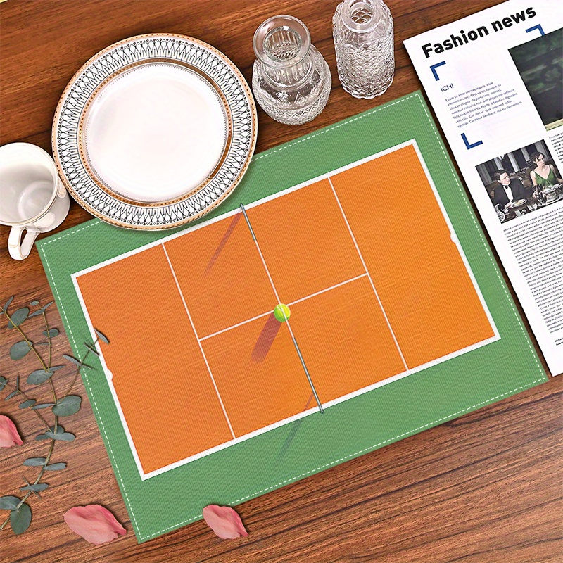 Linen Placemat Tennis Court Sp - Badminton House recension och pris