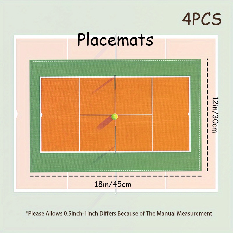Linen Placemat Tennis Court Sp - Badminton House recension och pris