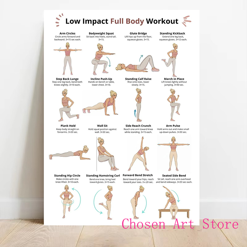 Fitness Exercise Schedule Post - Badminton Poster recension och pris