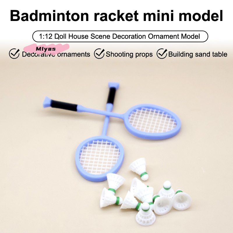 1Pair Miniature Badminton Rack - Badminton House recension och pris