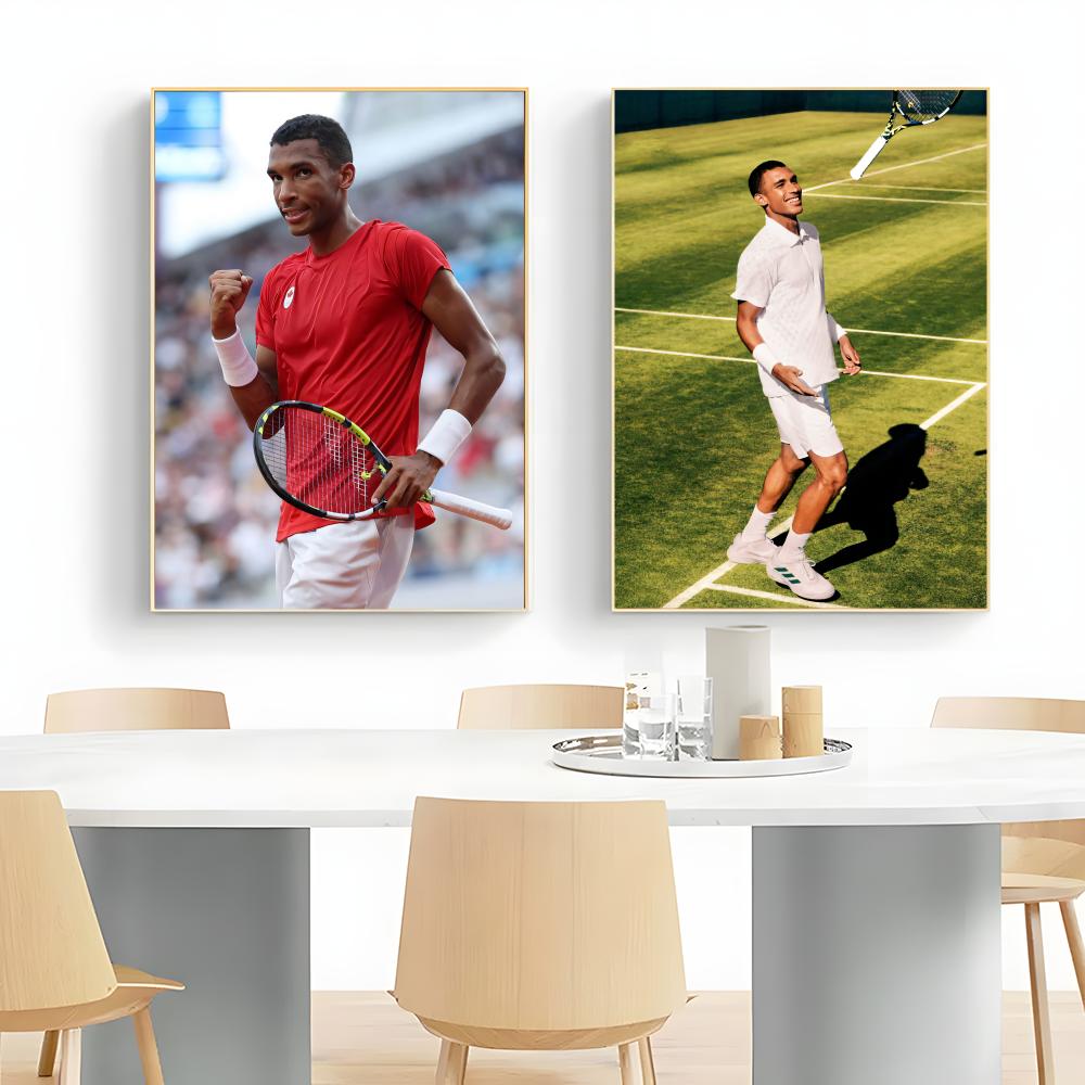 Félix Auger-Aliassime Tennis P - Badminton Poster recension och pris