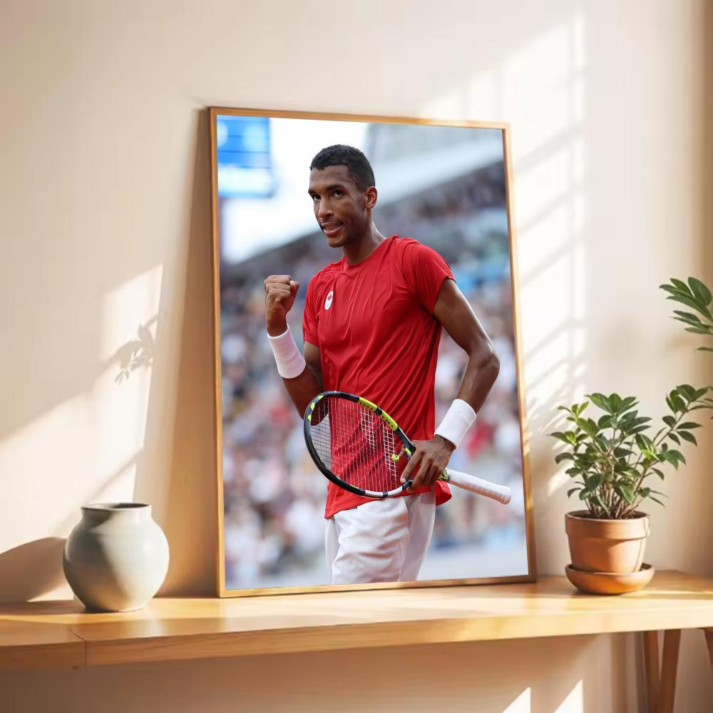 Félix Auger-Aliassime Tennis P - Badminton Poster recension och pris