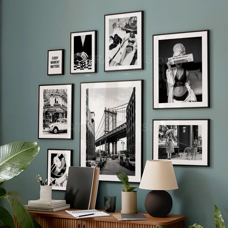Black and White Vintage Wall A - Badminton Poster recension och pris