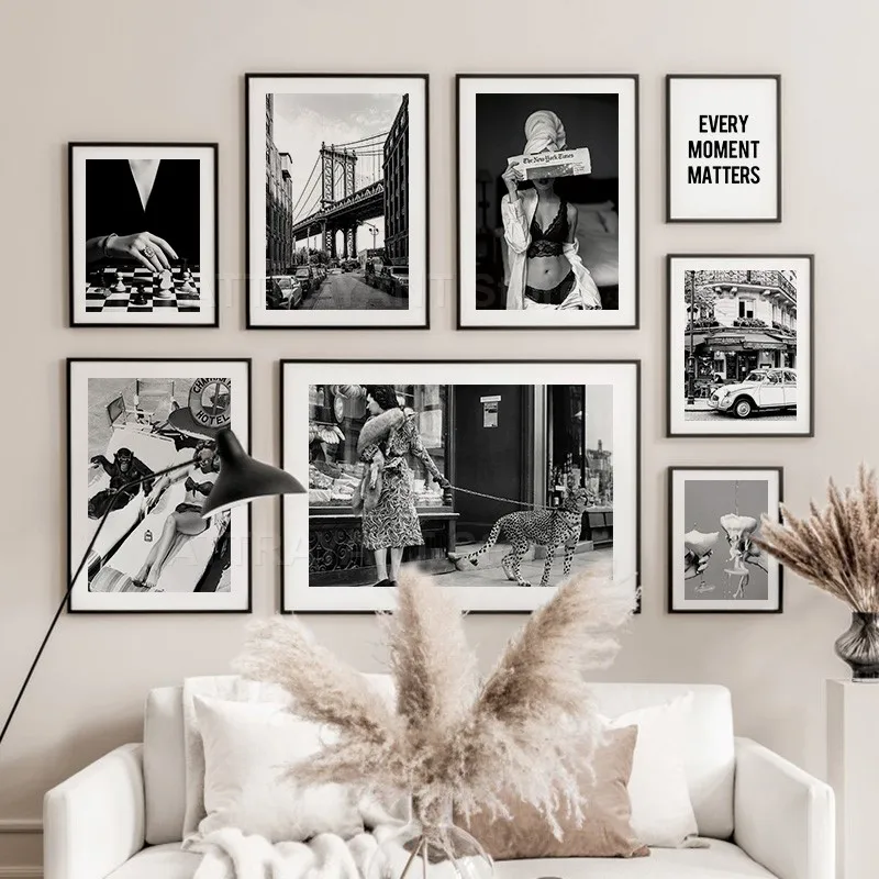 Black and White Vintage Wall A - Badminton Poster recension och pris