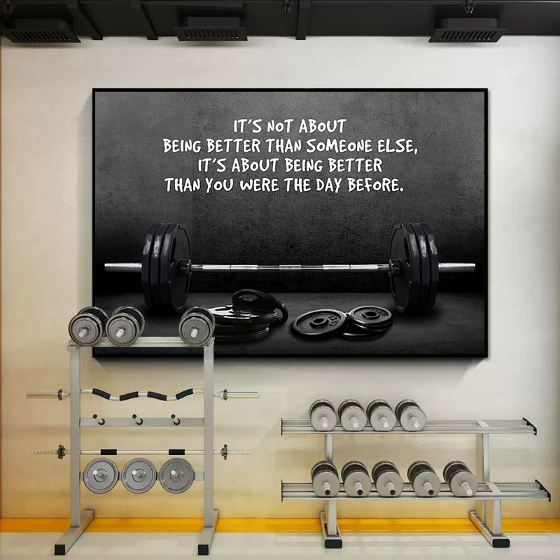 Modern Motivating Quote Sports - Badminton Poster recension och pris