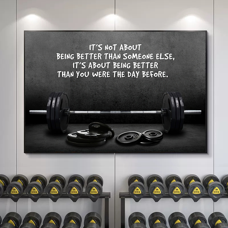 Modern Motivating Quote Sports - Badminton Poster recension och pris