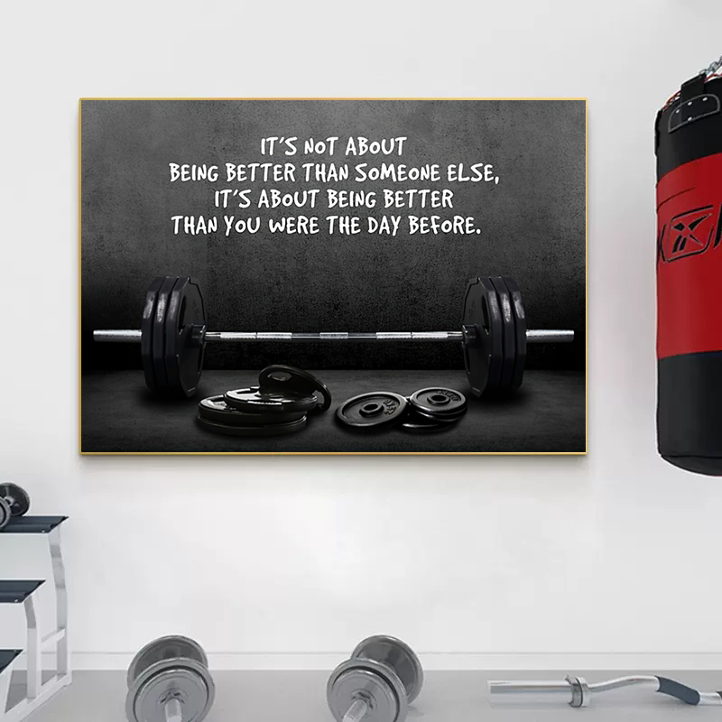 Modern Motivating Quote Sports - Badminton Poster recension och pris