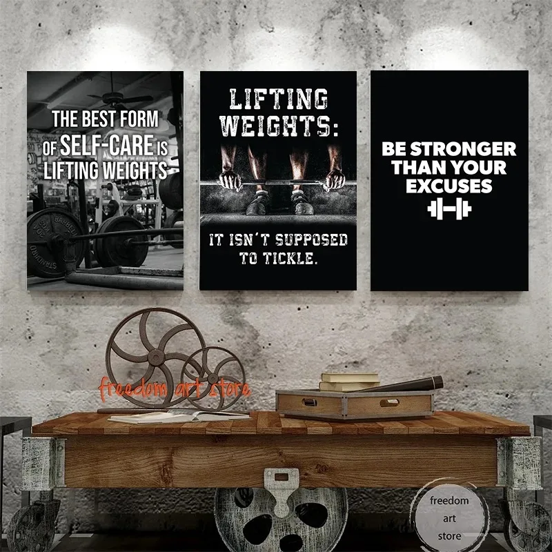Gym Motivation Muscle Man Body - Badminton Poster recension och pris