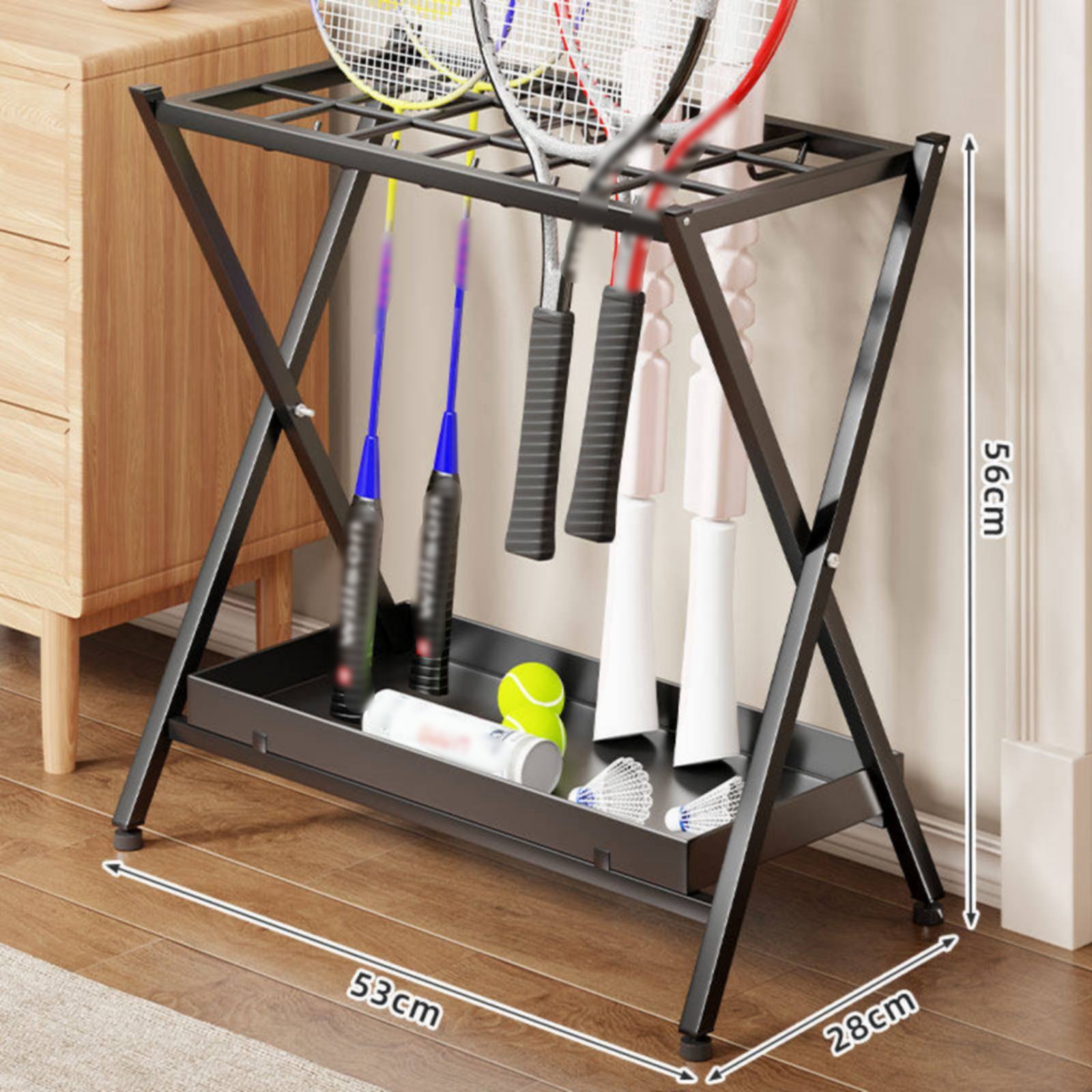 Foldable Badminton Racket Stan - Badminton Racket recension och pris