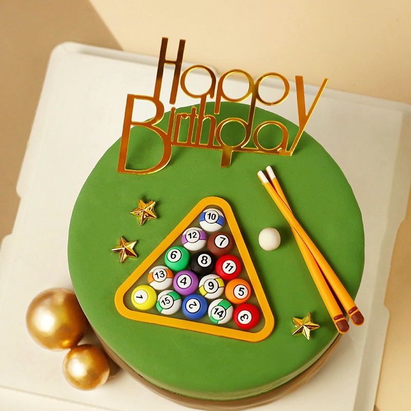 Billiard Ball Cake Decoration  - Badminton Kids recension och pris