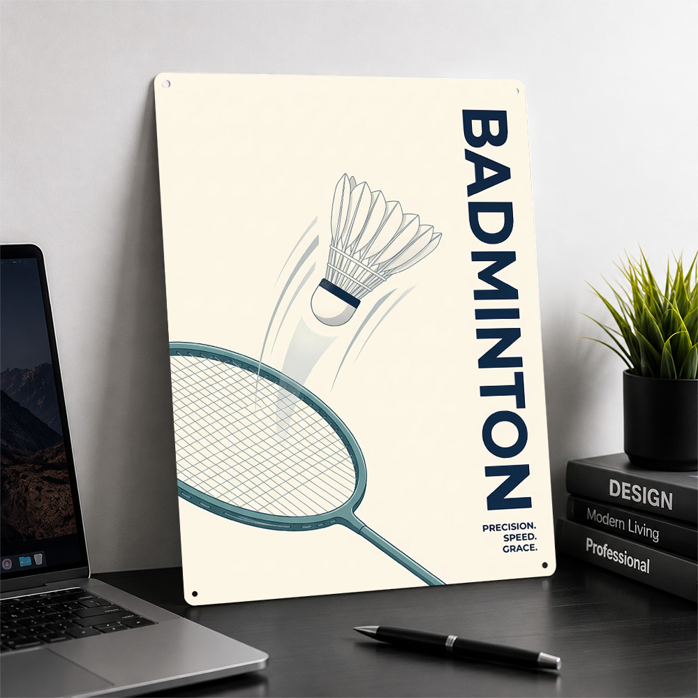 Minimalist Badminton Sport Pos - Badminton Poster recension och pris