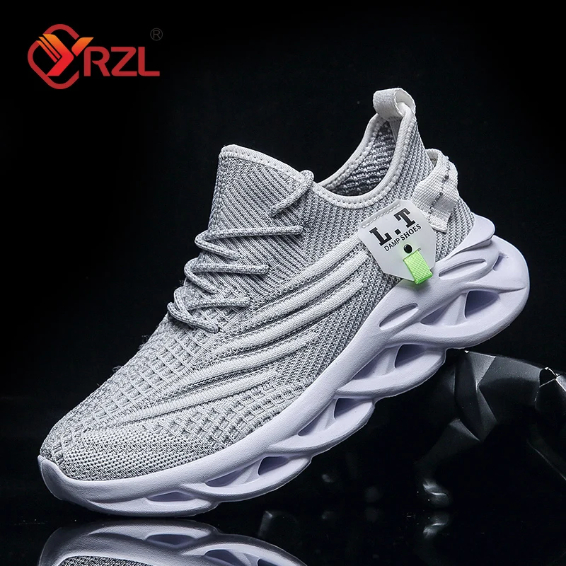 YRZL Men Sports Running Black  - Badminton Shoes recension och pris
