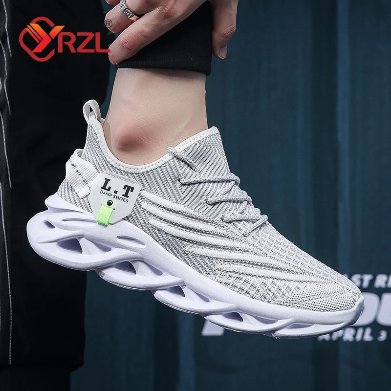 YRZL Men Sports Running Black  - Badminton Shoes recension och pris