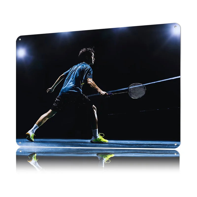 Badminton Player in Action 3D  - Badminton Poster recension och pris